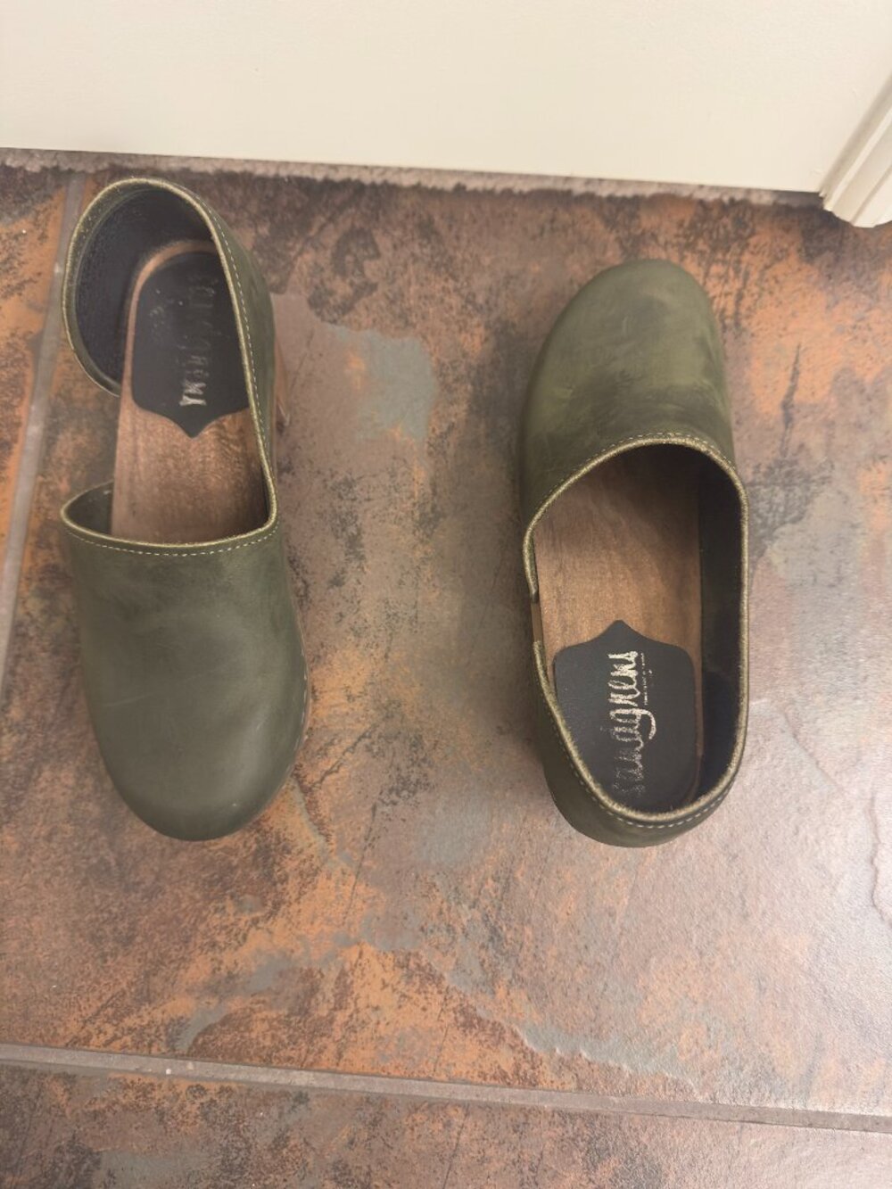 Sandgrens Handmade Clog - olive size 6.5 (EU 37) - Picture 5 of 10